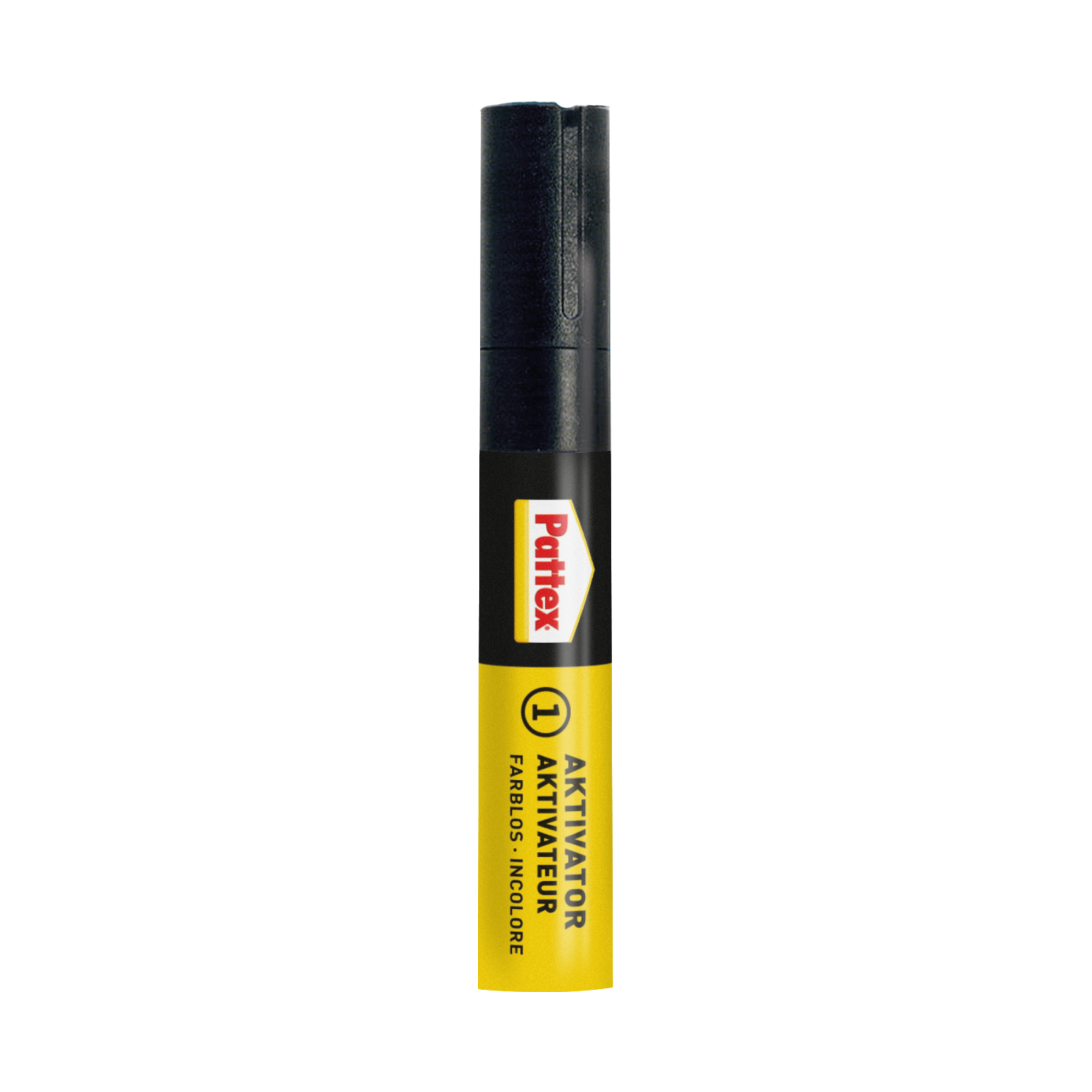 Sekundenkleber 'Plastix Flüssig' mit Aktivator-Stift transparent 2 g/4 ml