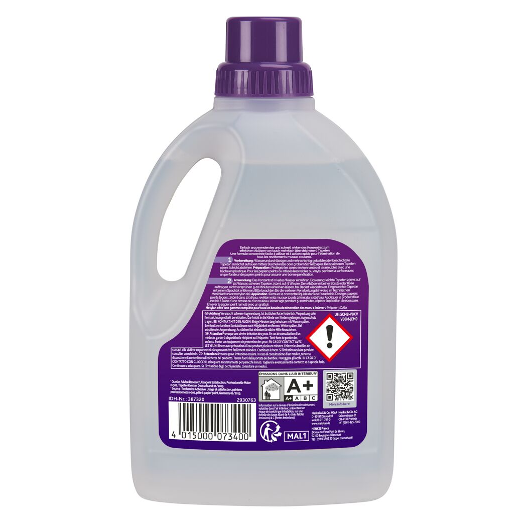 Metylan Aktiv Tapetenablöser 1l Flasche