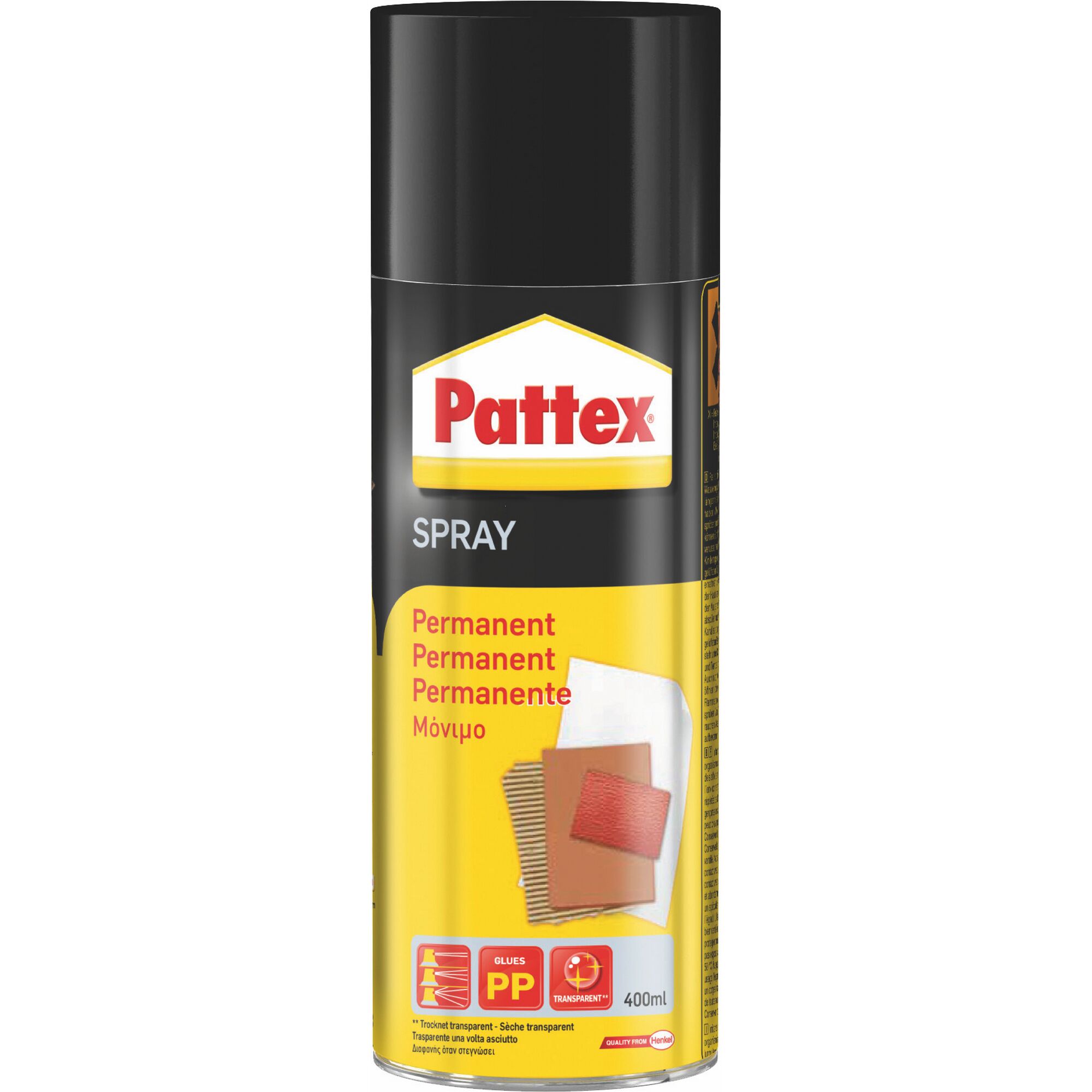 Pattex Sprühkleber transparent, 400 ml Dose