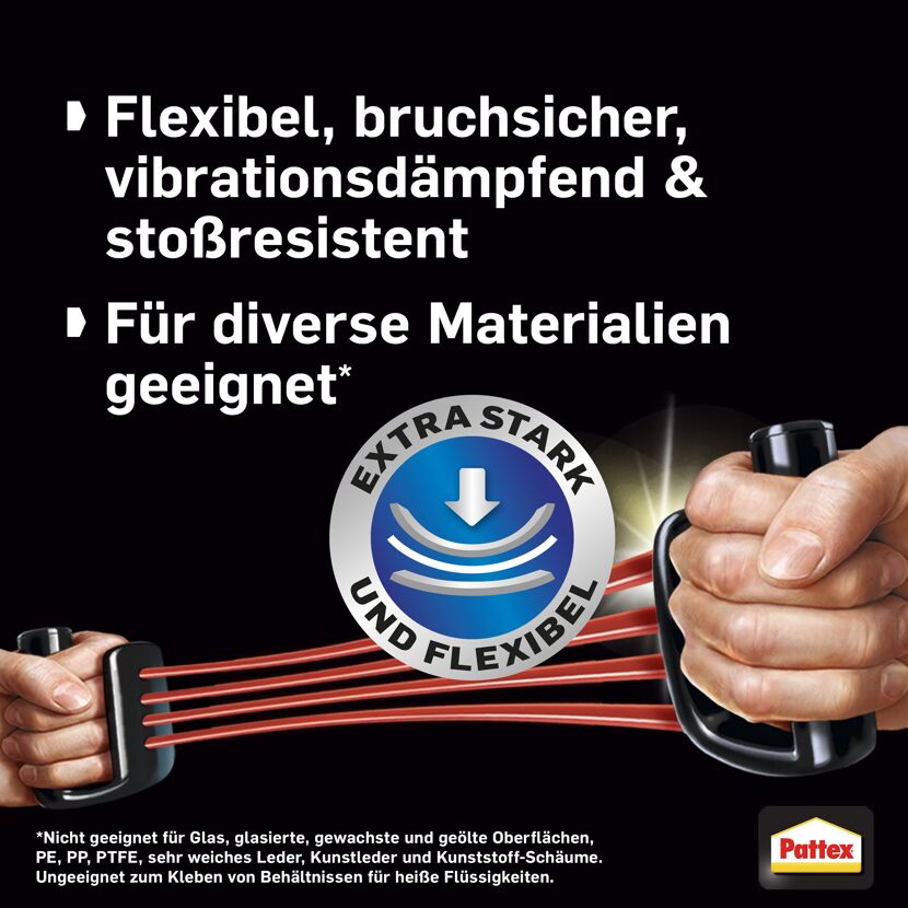 Pattex Kleber extra stark und flexibel