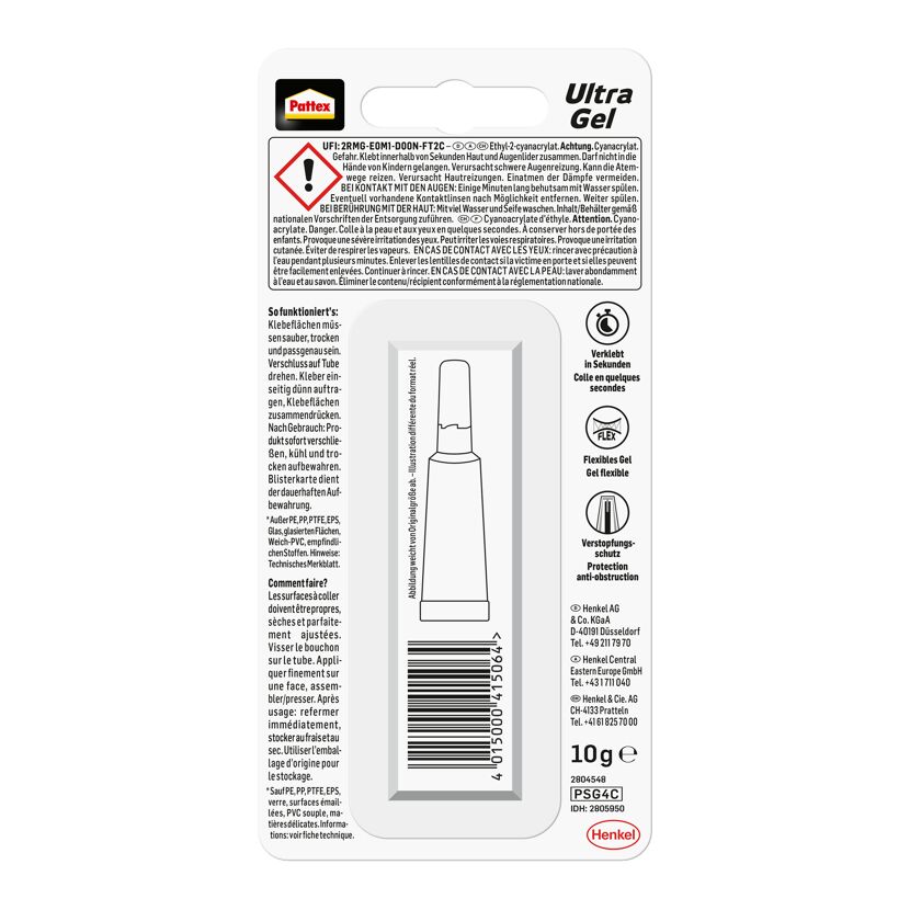 Patex Ultra Gel, 10g Tube