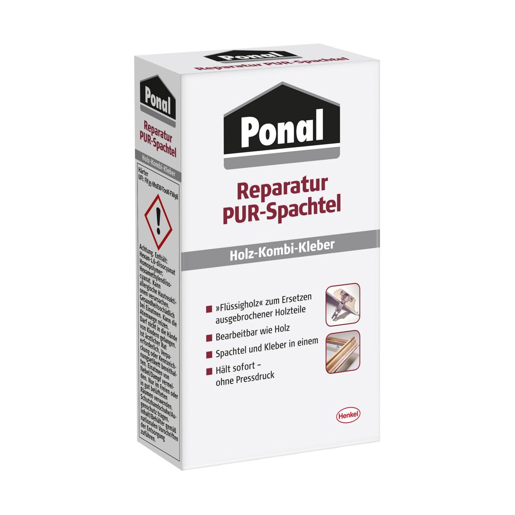 Ponal Reparatur PUR-Spachtel Holz-Kombi-Kleber