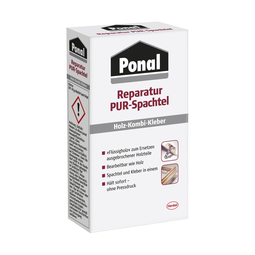 Ponal Reparatur PUR-Spachtel Holz-Kombi-Kleber