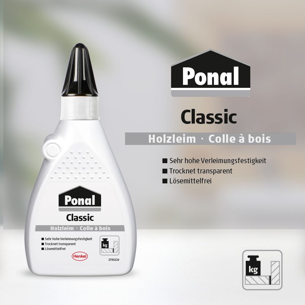 Ponal Classic Holzleim Flasche