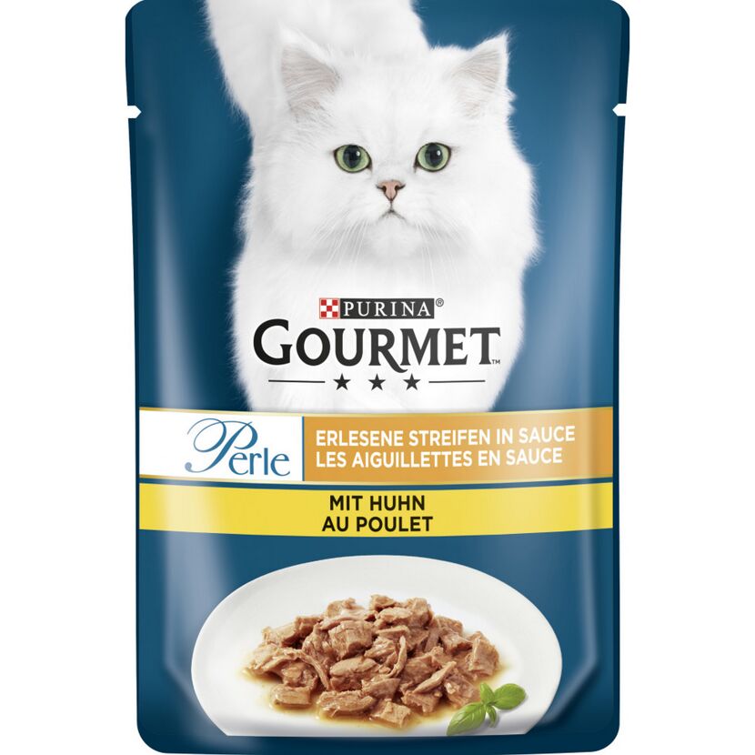 Katzenfutter 'Gourmet Perle' Huhn 85 g