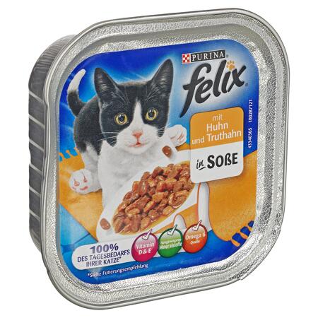 2. Bild von Katzennassfutter Huhn und Truthahn in Soße 100 g