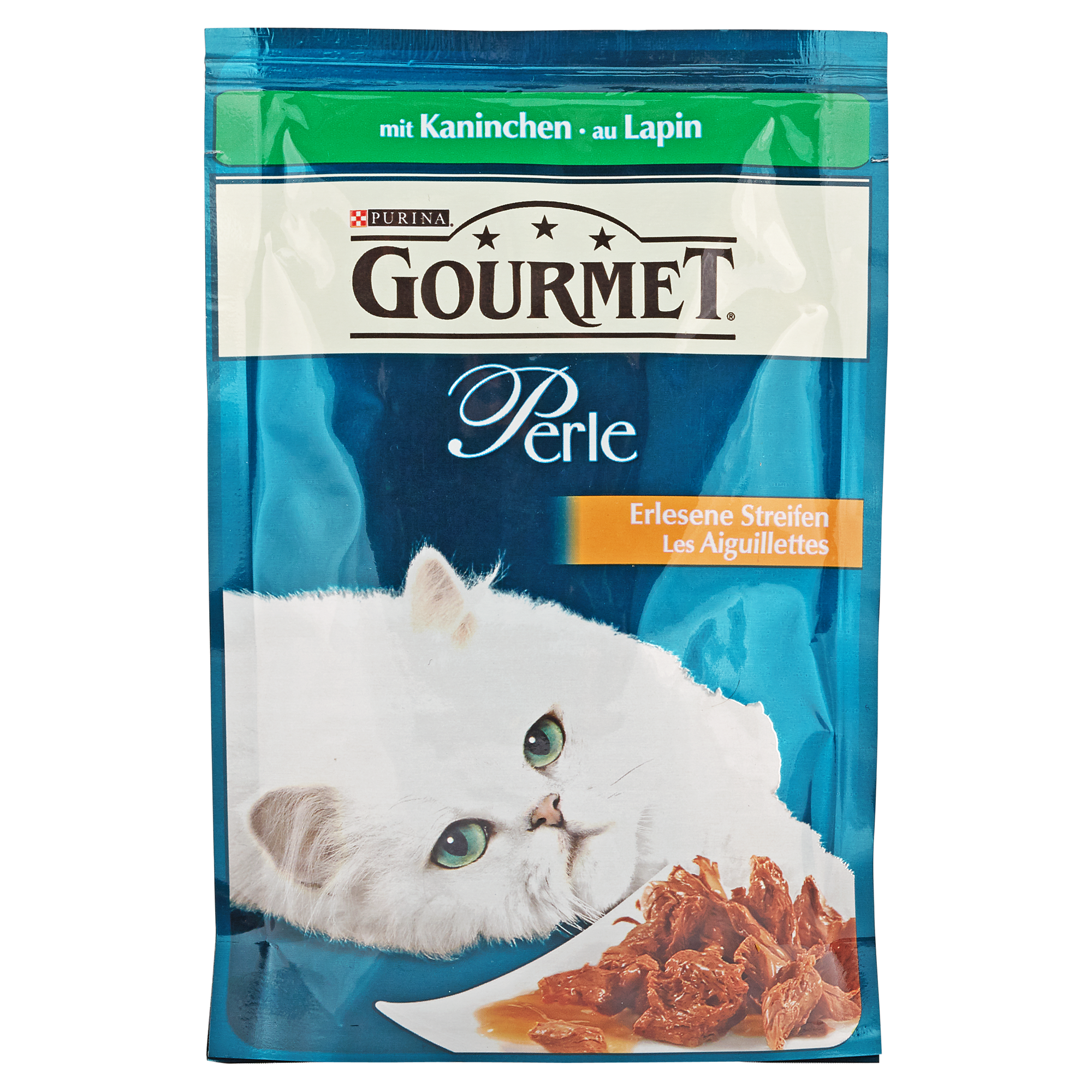 Katzennassfutter "Gourmet Perle" Kaninchen 85 g + product picture