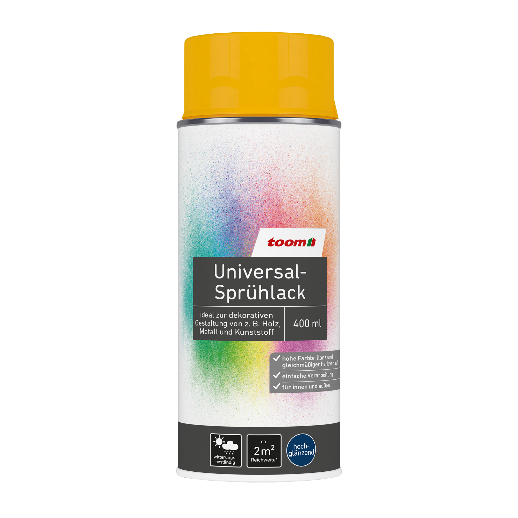Universal-Sprühlack 'Sonnenblume' orangegelb glänzend 400 ml + product picture