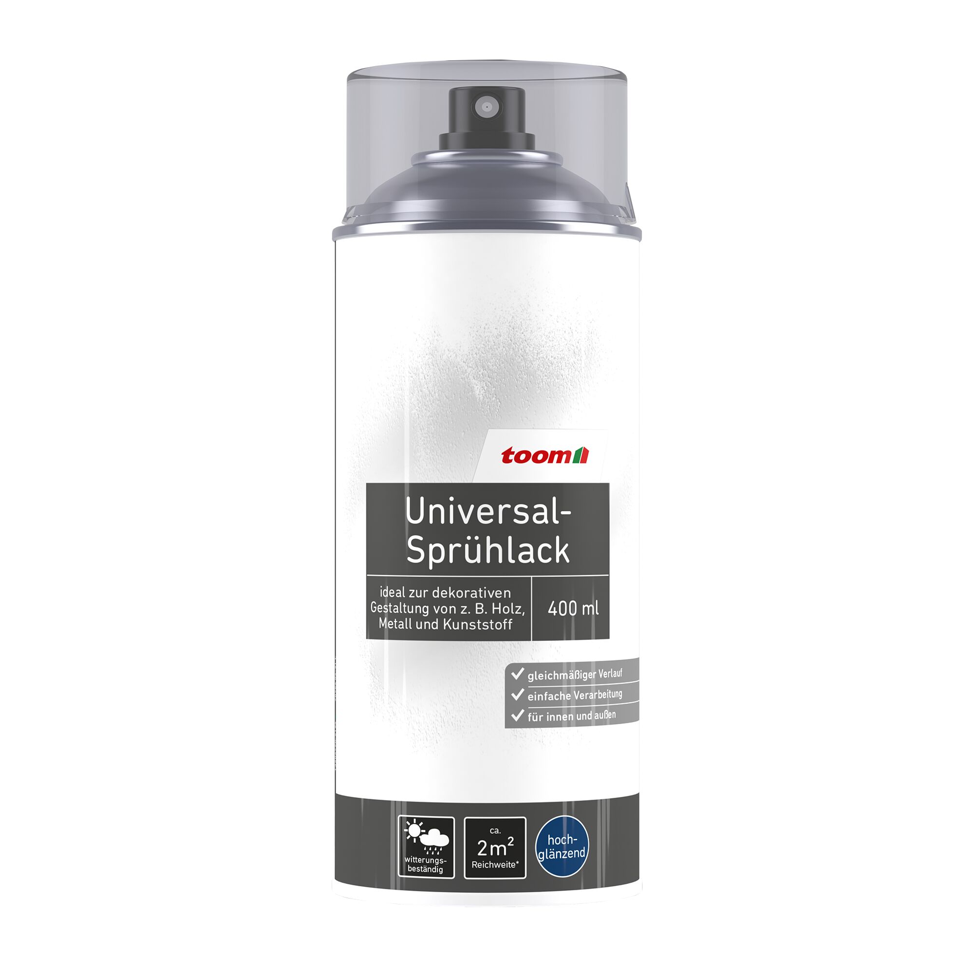 toom Universal-Sprühlack 400 ml hochglänzend