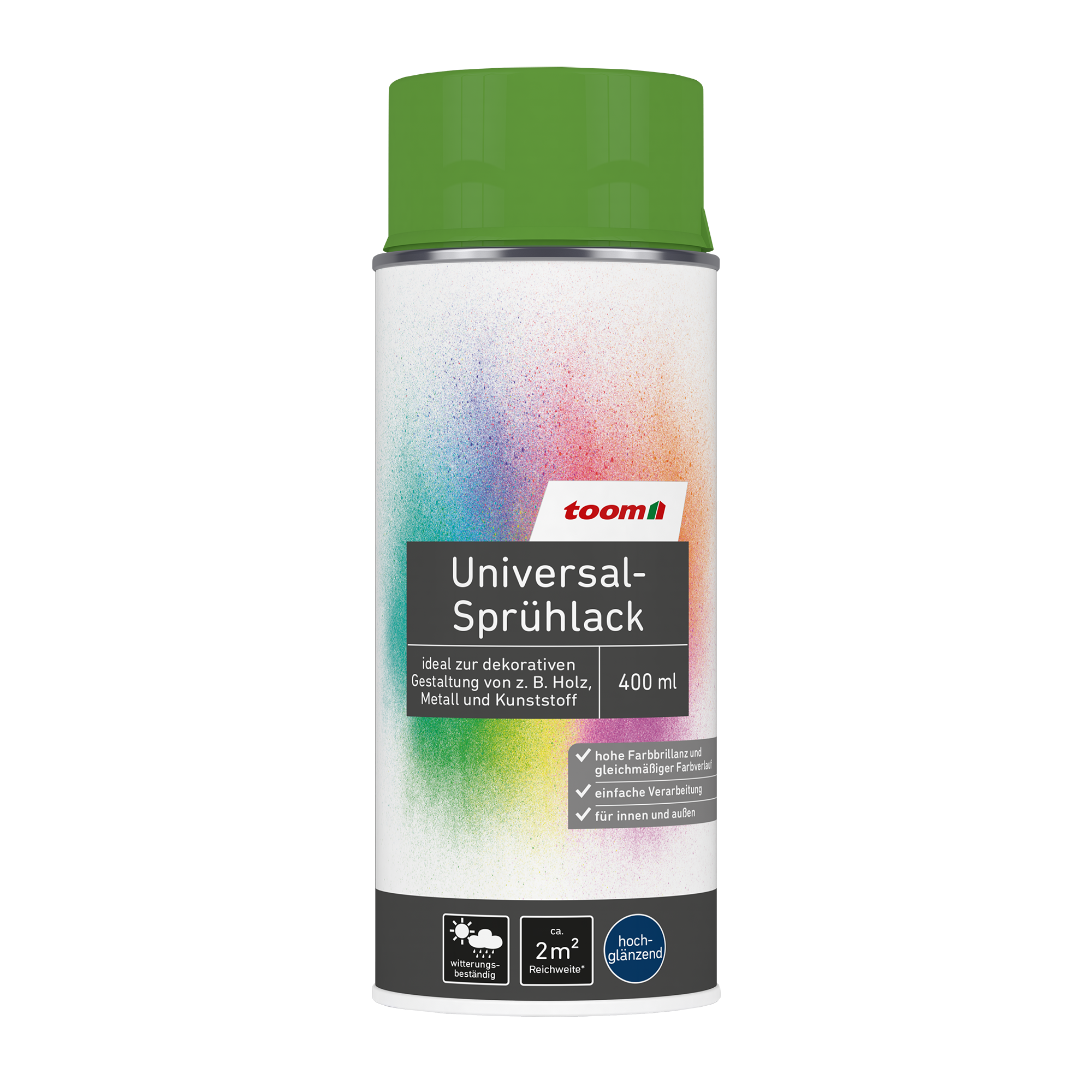 Universal-Sprühlack 'Frühlingswiese' grün glänzend 400 ml + product picture