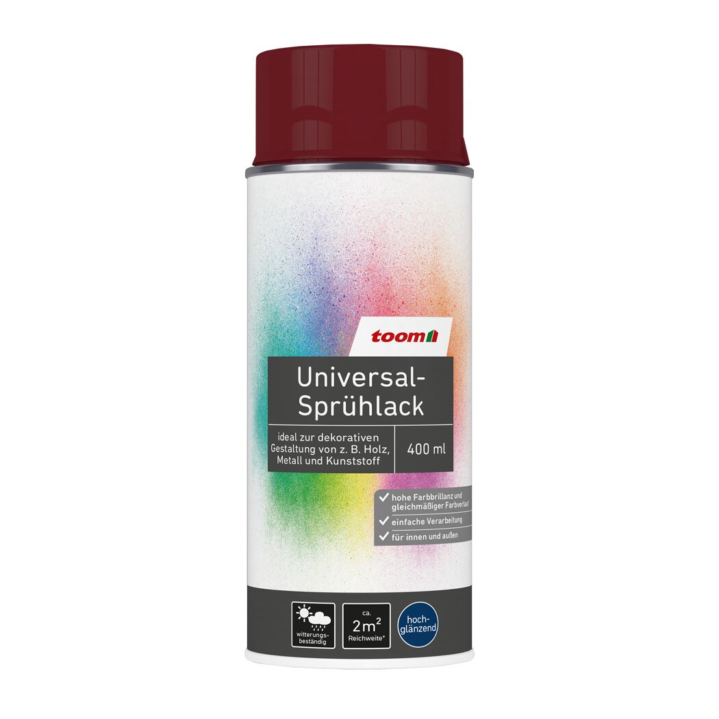 Dose Universal-Sprühlack Merlot von toom