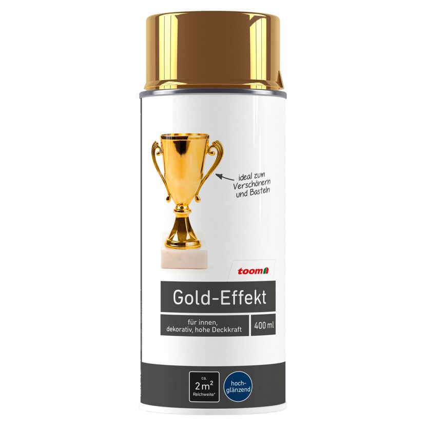 Gold Effekt Sprühlack von toom