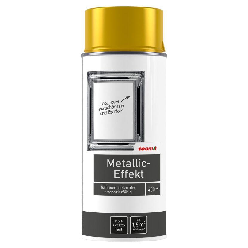 Goldener Metallic-Effekt Sprühlack