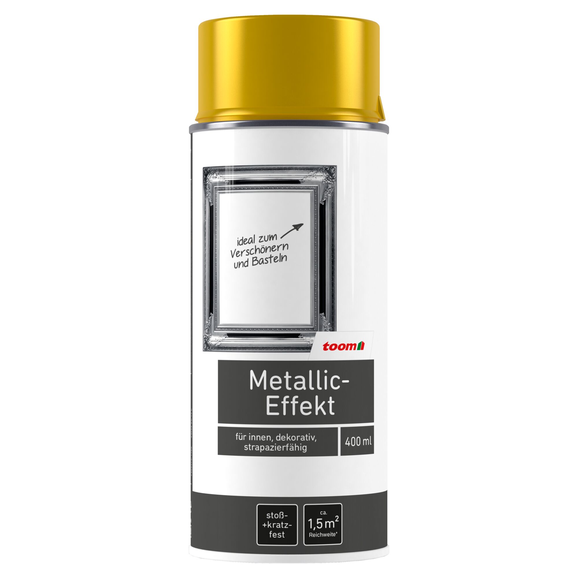 Goldener Metallic-Effekt Sprühlack