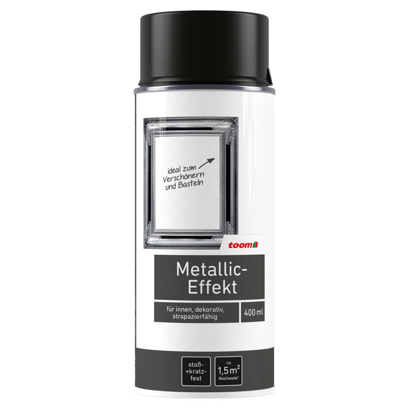 Sprühdose mit Metallic-Effektlack