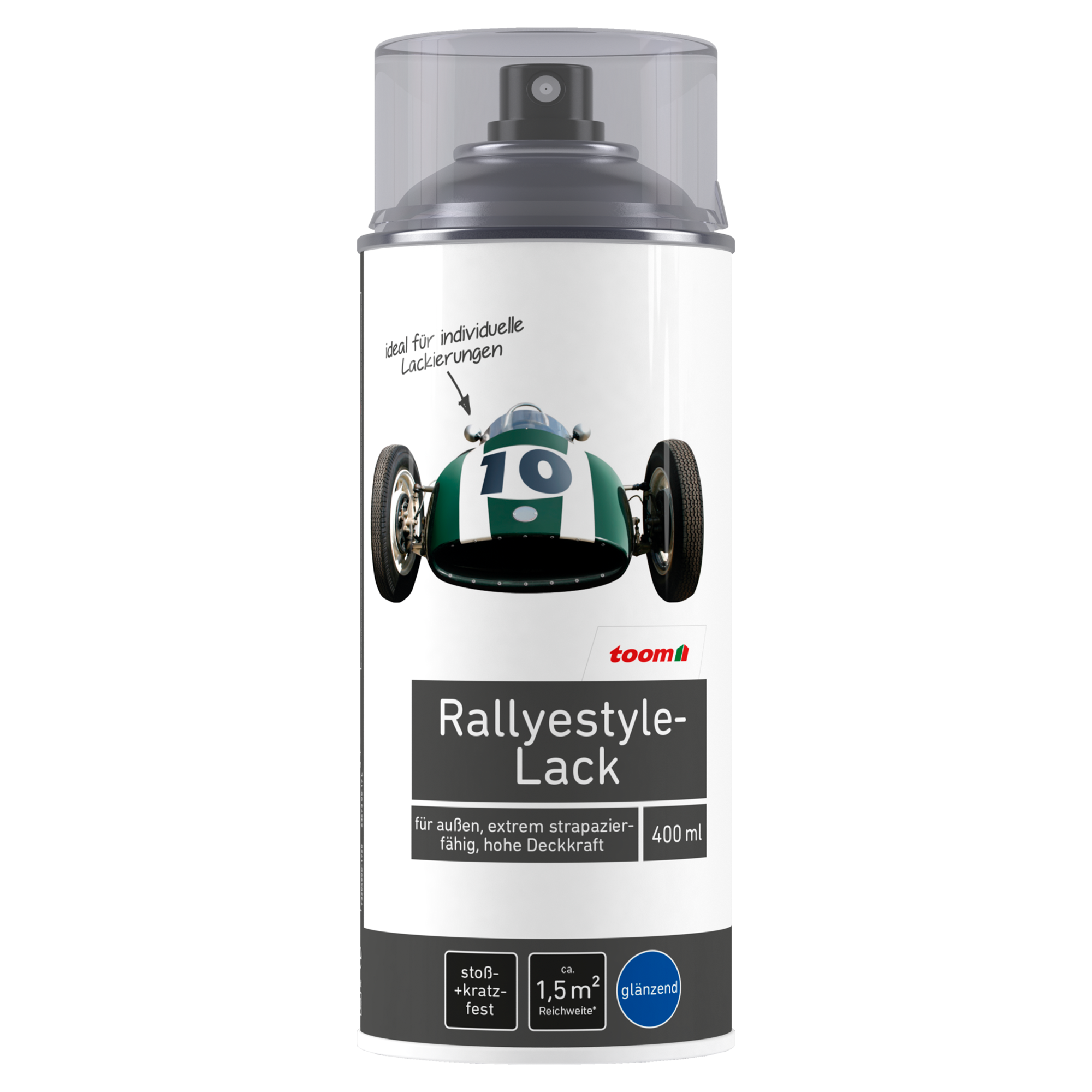 Rallyestyle-Sprühlack transparent glänzend 400 ml + product picture
