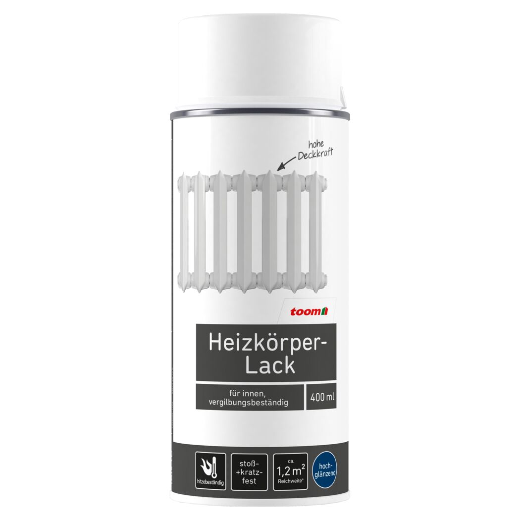 Weißer Heizkörperlack von toom