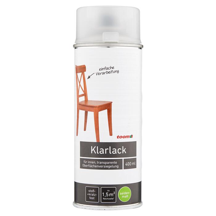 Toom Klarlack Seidenmatt Transparent 400 Ml ǀ Toom Baumarkt