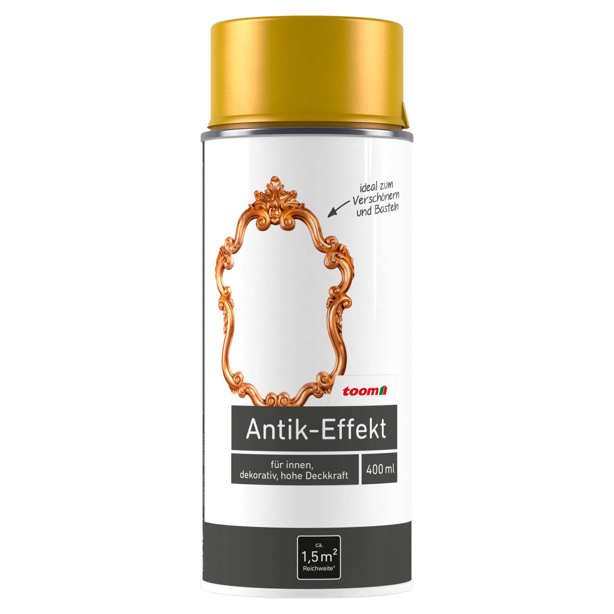 Antik-Effekt-Sprühlack gold glänzend 400 ml + product picture