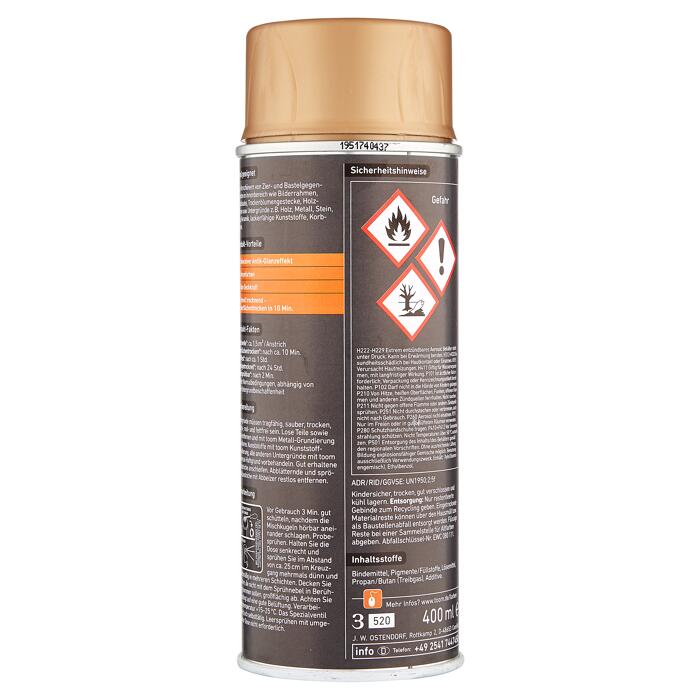 Goldlack Liberon - 30 ml Versailles (Rotgold) unechte Vergoldung Bronze Messing