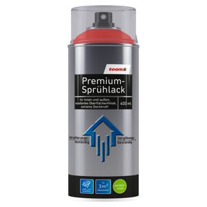 Premium-Sprühlack verkehrsrot seidenmatt 400 ml