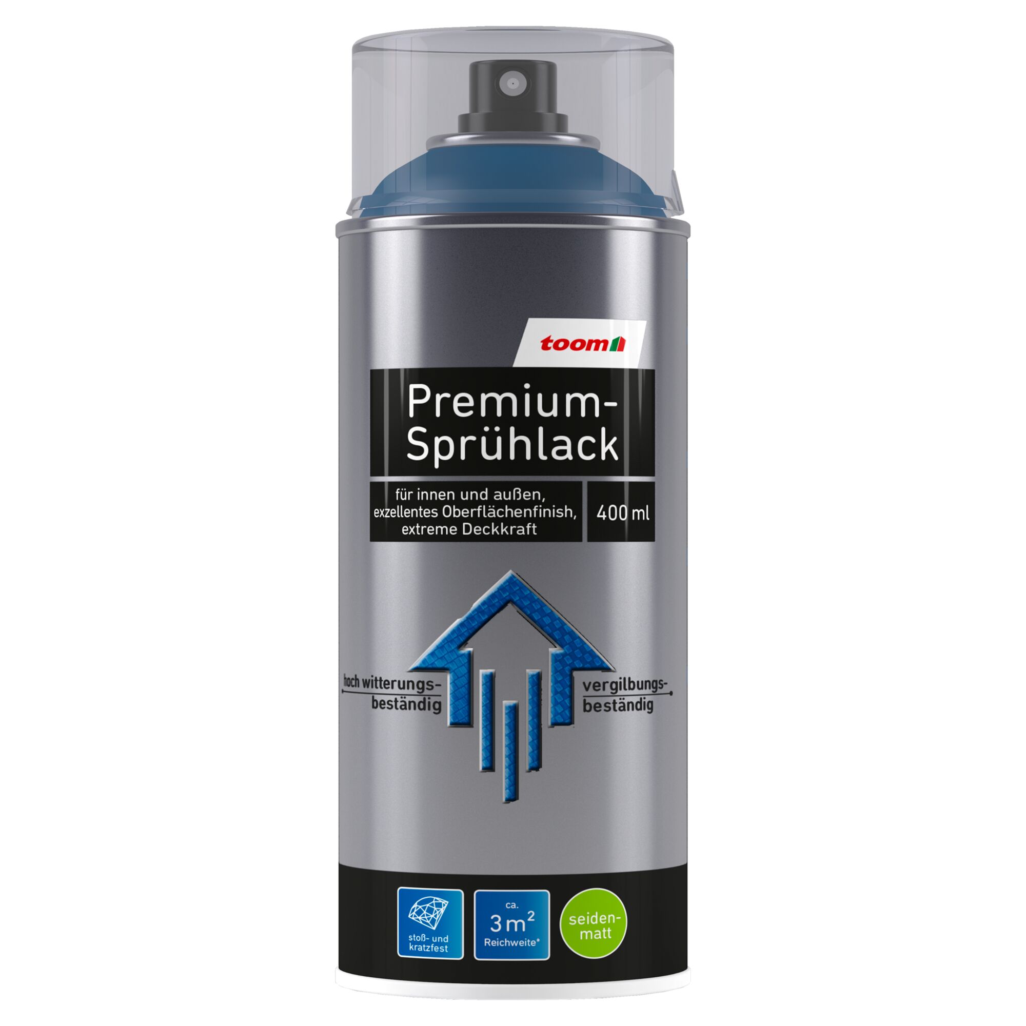 toom Premium Sprühlack seidenmatt, 400 ml