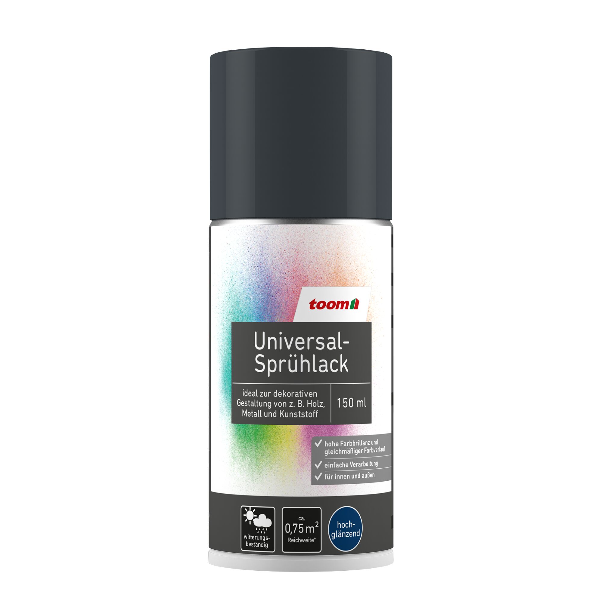 toom Universal-Sprühlack, 150 ml, hochglänzend