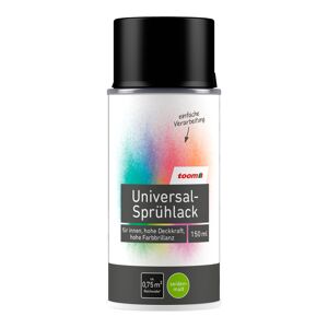 Universal-Sprühlack seidenmatt schwarz 150 ml