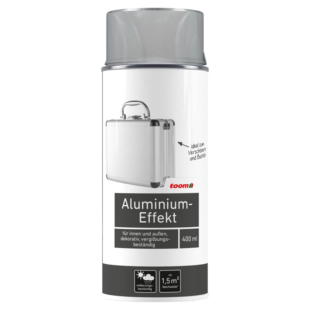 Sprühdose Aluminium-Effekt für innen und außen