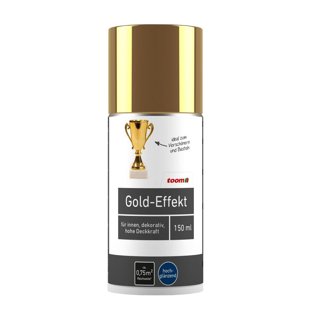 Gold-Effekt Sprühlack von toom