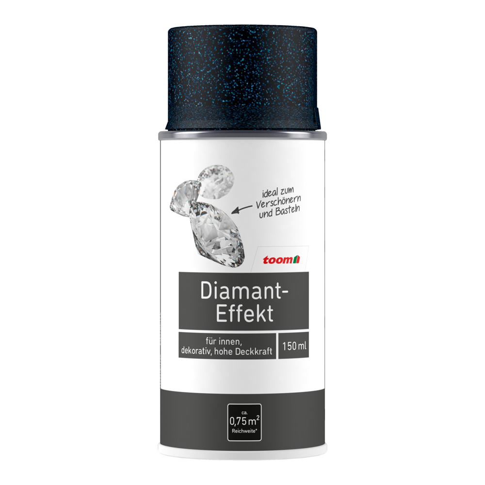 Diamant-Effekt-Sprühlack marineblau glänzend 150 ml