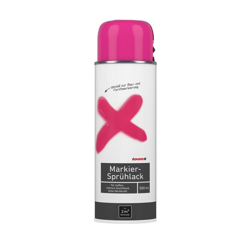 Pinke Sprühdose Markiersprühlack