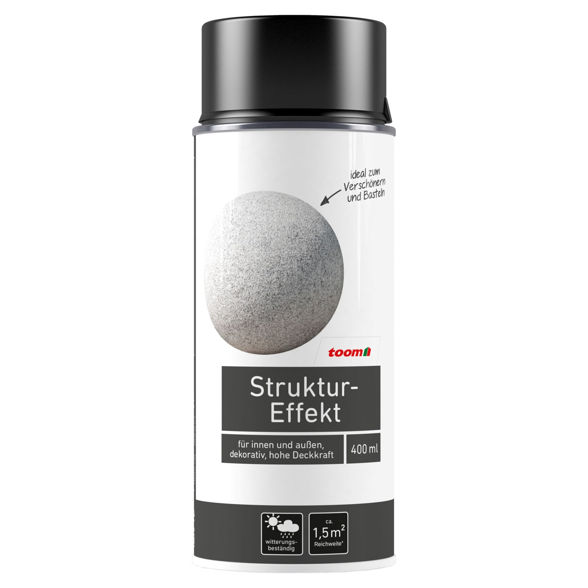 Struktur-Effekt Sprühlack silber 400 ml