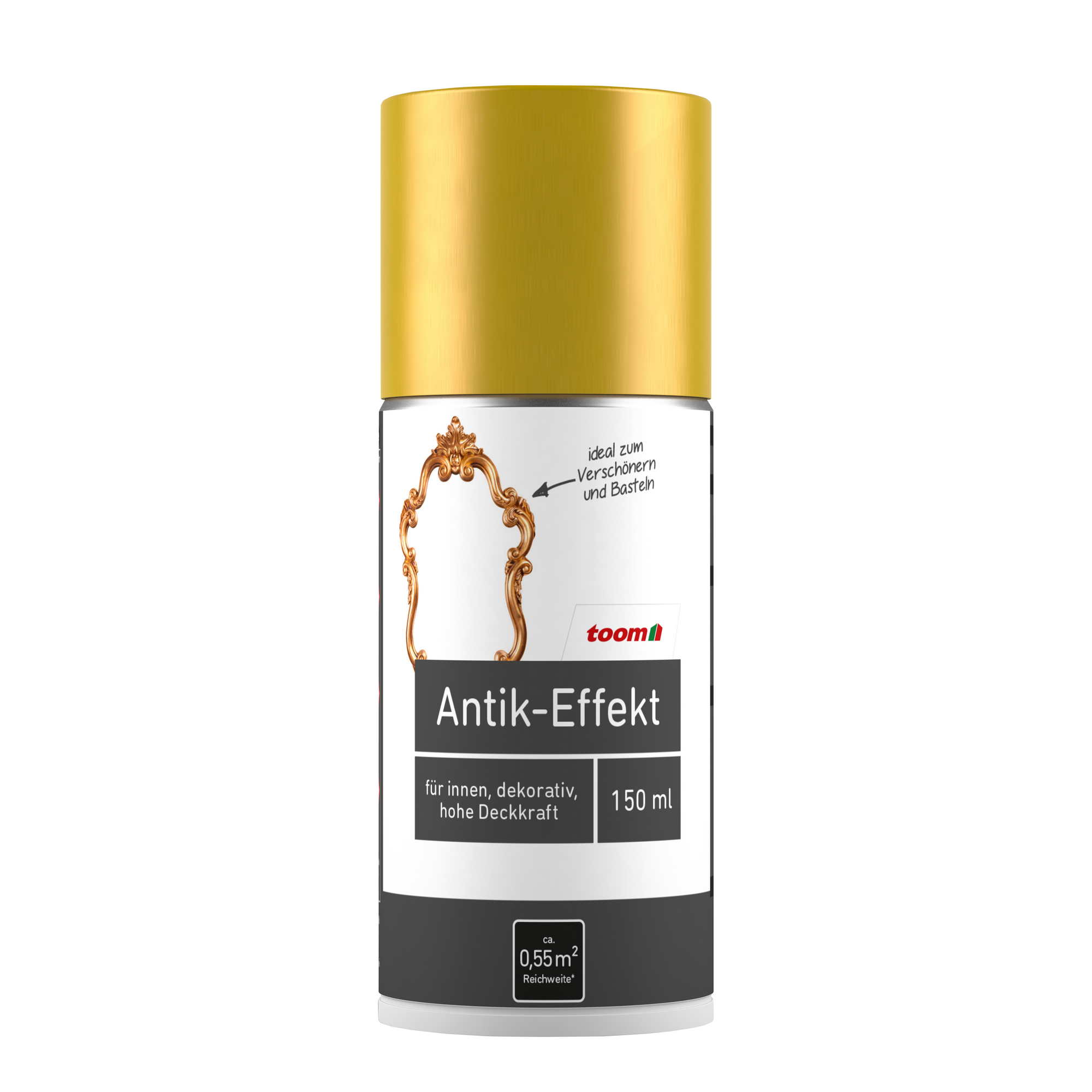 Antik-Effekt-Sprühlack antikgold matt 150 ml + product picture