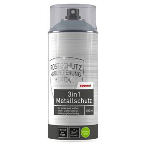 3in1 Metallschutzlack silberfarben seidenmatt 400 ml