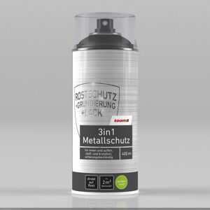 3in1 Metallschutzlack schwarz seidenmatt 400 ml