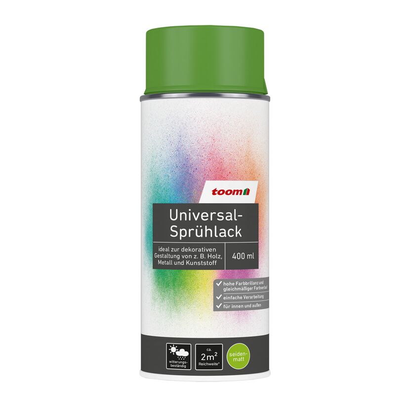 Grüne Sprühdose Universal-Sprühlack von toom