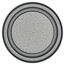 Deckel einer Farbdose mit Hammerschlaglack