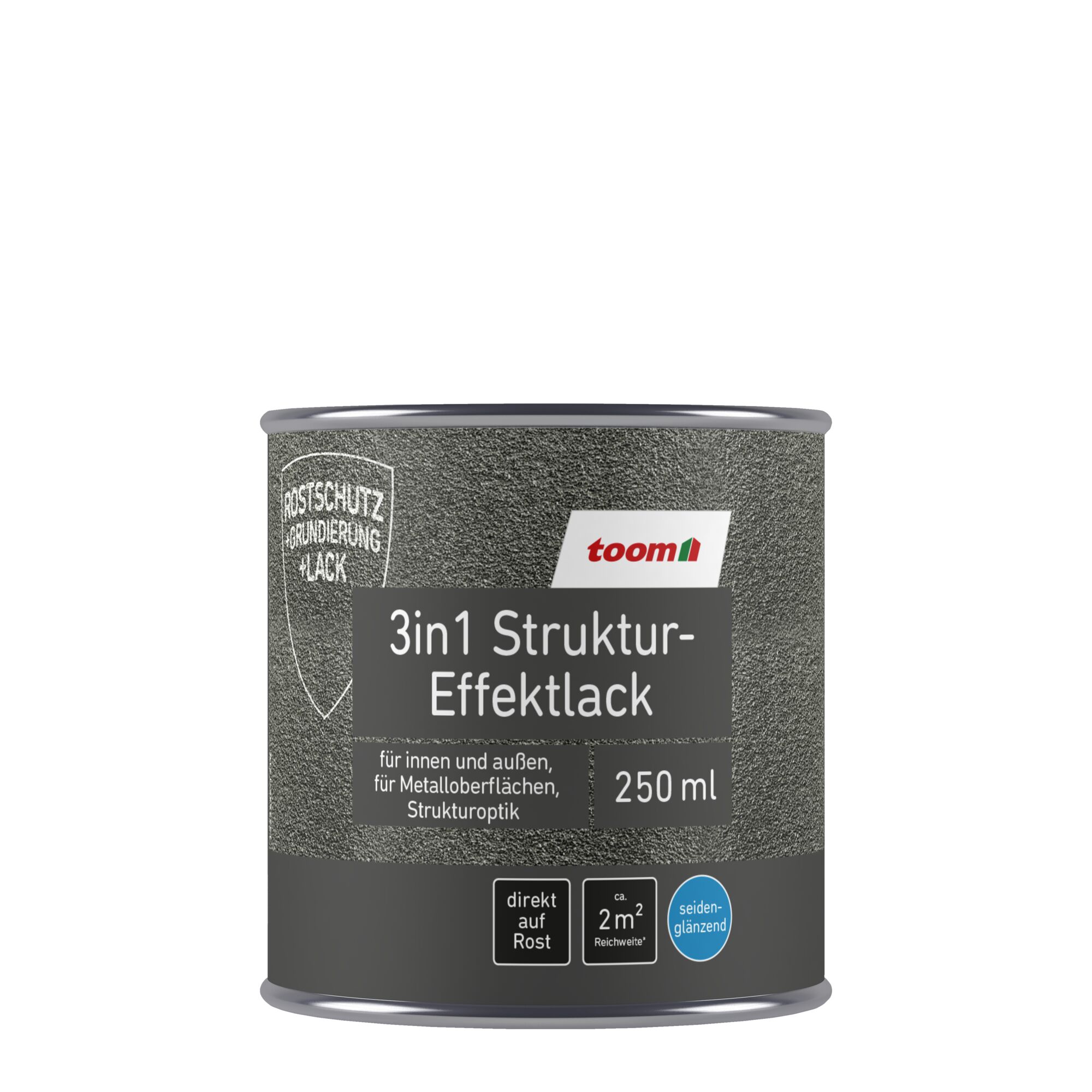 toom 3in1 Struktur-Effektlack, 250 ml Dose