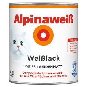 Alpinaweiß Weißlack, seidenmatt, 750 ml