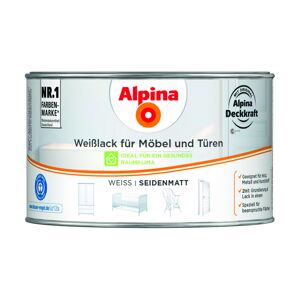 Weißlack für Möbel und Türen seidenmatt 300 ml