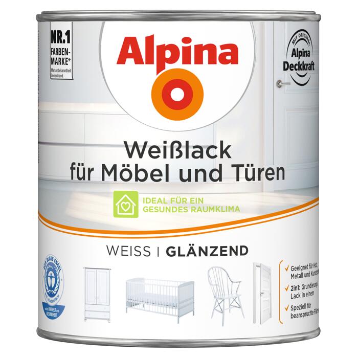 Weisslack Fur Mobel Und Turen Glanzend 750 Ml ǀ Toom Baumarkt