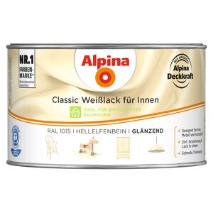 Alpina Classic Weißlack für Innen, hellelfenbein, glänzend, 300 ml
