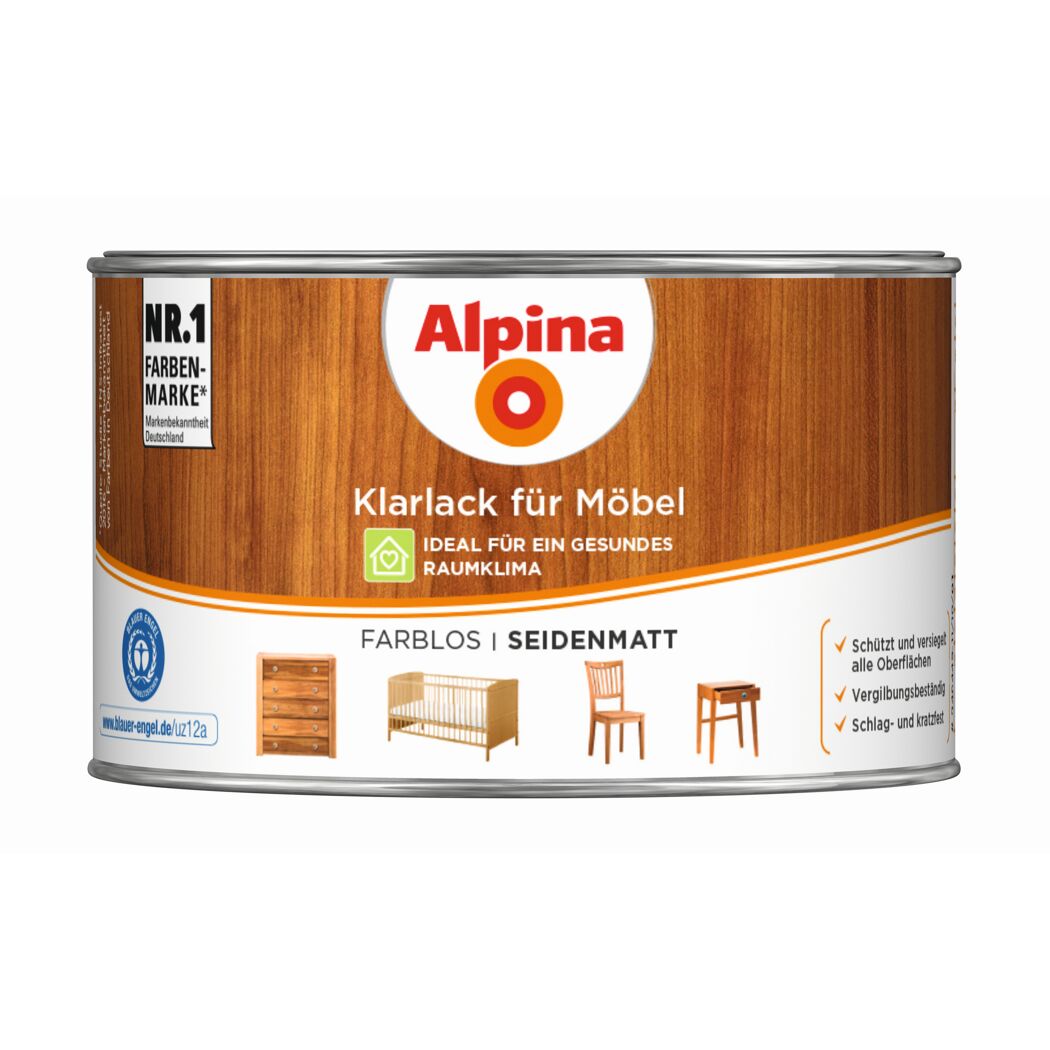 Klarlack transparent seidenmatt 300 ml