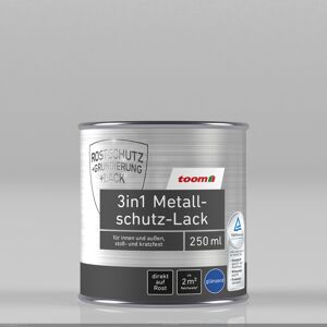 3in1 Metallschutzlack schwarz glänzend 250 ml