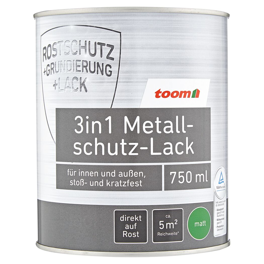 toom 3in1 Metall-Schutz-Lack 750ml
