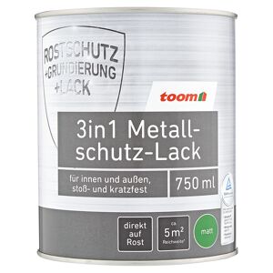 3in1 Metallschutzlack braun matt 750 ml