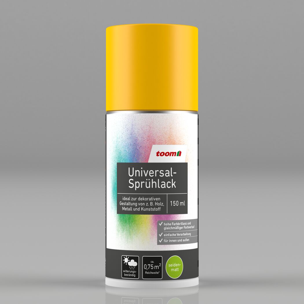 Toom Universal-Sprühlack, seidenmatt, 150 ml