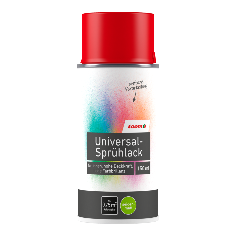 Universal-Sprühlack 'Mohnblume' feuerrot seidenmatt 150 ml + product picture