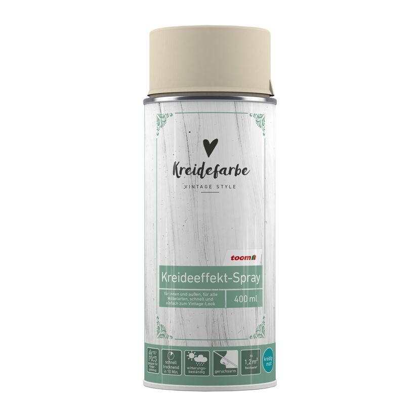 Sprühdose mit Kreidefarbe